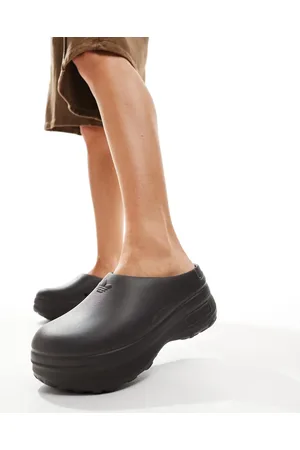 adidas AdiFOM stan clogs in black