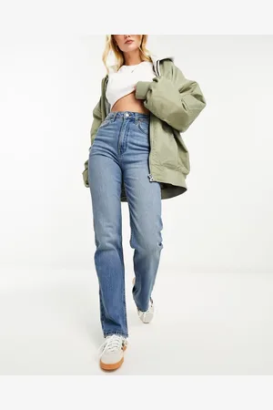ASOS Comfort stretch straight leg jean in mid