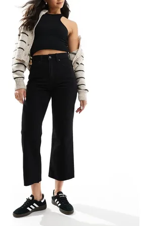 ASOS Cropped comfort stretch straight leg jean in clean