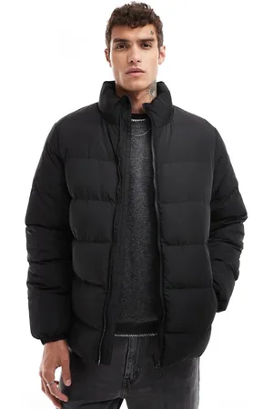 Threadbare Funnel neck puffer jacket in