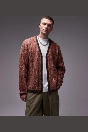 Topman Boucle patterned cardigan in
