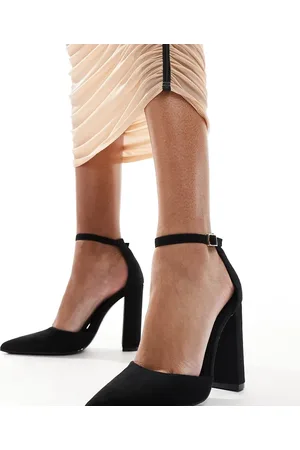 SEQWL Pointed block heeled shoes in