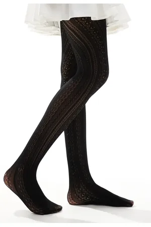 petit moments Pointelle knit tights in