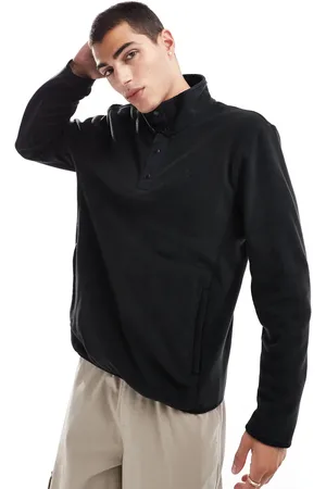 Ralph Lauren Icon logo polar fleece half zip sweatshirt in