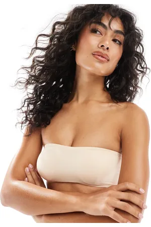 Dorina Essential mix & match microfibre light padded bandeau in beige