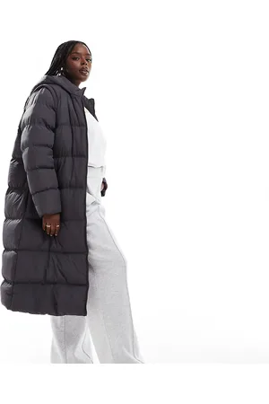 Yours 2 in 1 long line padded coat in