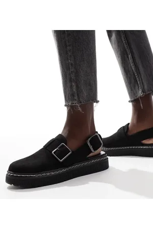 London Rebel Robin sling back mules in