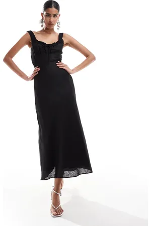 Forever New Ruched bust midaxi dress in