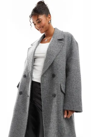 Bershka Slouchy tailored coat in