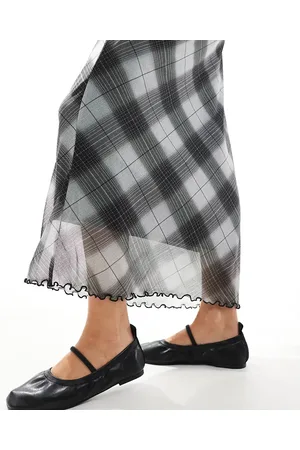 SEQWL Elastic topline ballet flats in