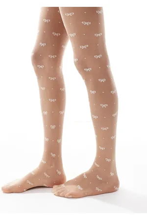 ASOS Bow and dot tights in