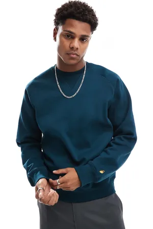 Carhartt Chase sweatshirt in teal