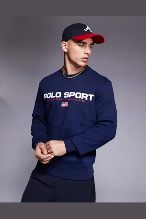 Ralph Lauren Sports Capsule crew neck logo sweatshirt in