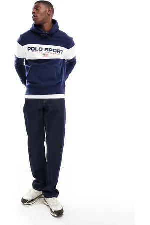 Ralph Lauren Sport Capsule logo panelled hoodie in