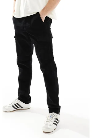 JACK & JONES Loose fit cord cargo trouser in