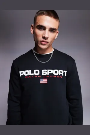 Ralph Lauren Sports Capsule crew neck logo sweatshirt in