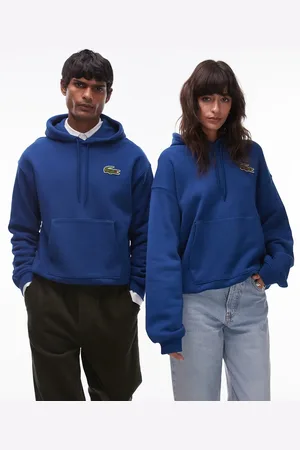 Lacoste Signature logo hoodie in