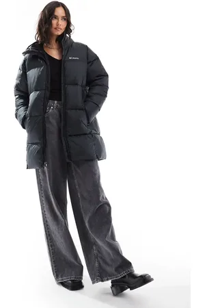 Columbia Puffect II puffer mid hooded jacket in