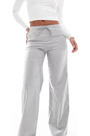 Stradivarius Tall pull on trouser in light