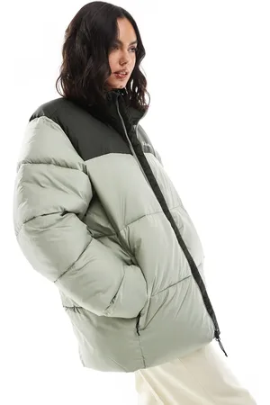 Columbia Puffect II puffer full zip jacket in safari