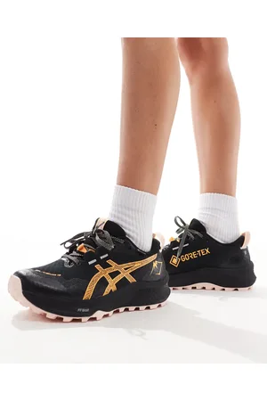 Asics Gel-Trabuco 12 GTX waterproof trail running trainers in and orange