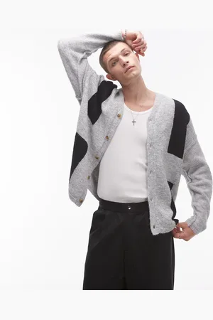 Topman Colour block cardigan in