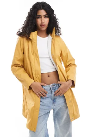 VERO MODA Rain mac with teddy lining in