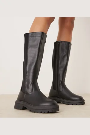 New Look Chunky knee boot in