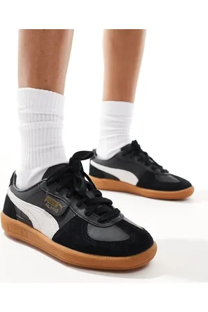 PUMA Palermo leather trainers in