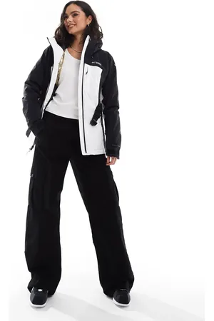 Columbia Cirque Bowl insulated ski jacket in white and