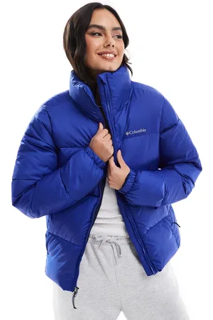 Columbia Puffect II puffer full zip jacket in clematis