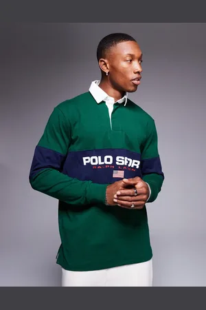 Ralph Lauren Sport Capsule logo rugby shirt in
