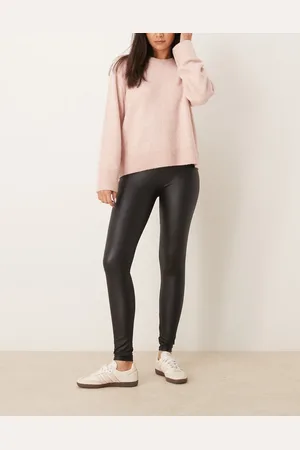 New Look Wet look leggings in