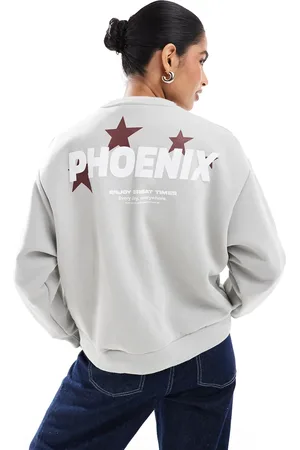 Stradivarius Phoenix slogan sweatshirt in