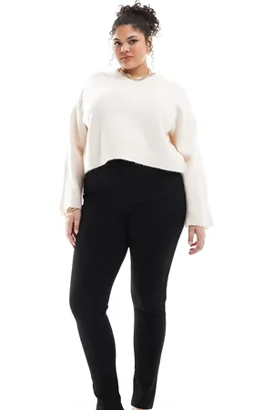 Yours High waisted ponte trousers in