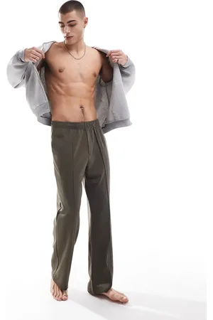 Only & Sons Elasticated waist wide leg sweatpant in light
