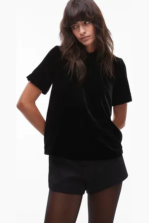 & OTHER STORIES & velvet top with collar in