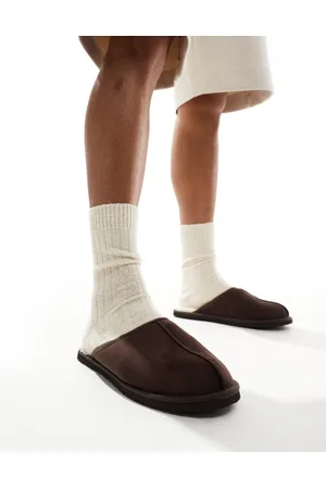 JACK & JONES Faux suede slip on slipper in