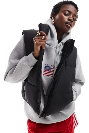 Monki Short padded gilet in