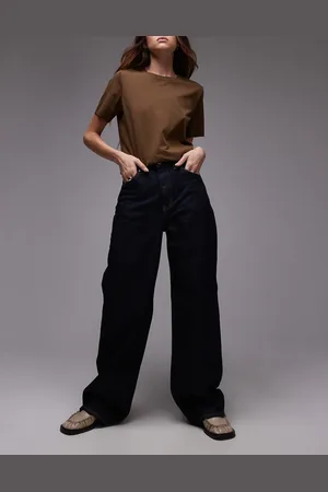 ARKET Lupine high rise wide leg jeans in rinse wash