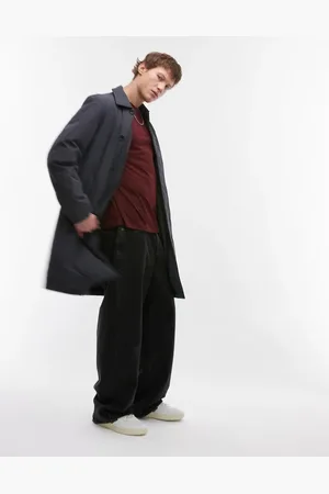 ARKET Padded overcoat in blue