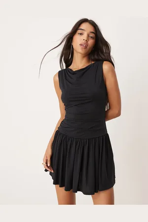 Forever New Ruched jersey mini dress in