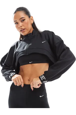 Nike Nike Pro Training cropped fleece in