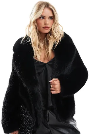 Forever New Faux fur coat in