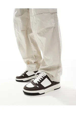ASOS Lace up trainers in faux snake