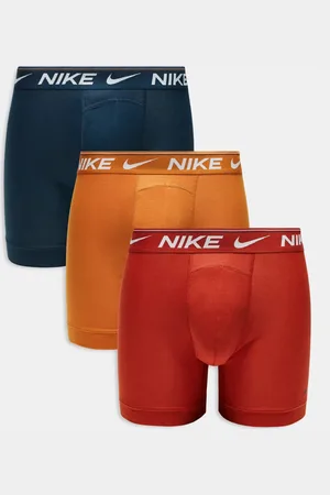 Nike Dri-Fit ultra comfort 3 pack boxer brief in red/orange/navy