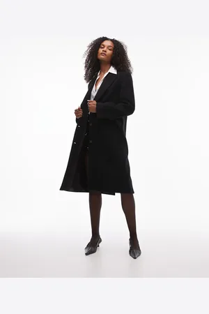 & OTHER STORIES & wool single breasted midi coat with flap pockets in