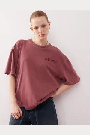 Deus Ex Machina X ASOS exclusive overdyed logo t-shirt in