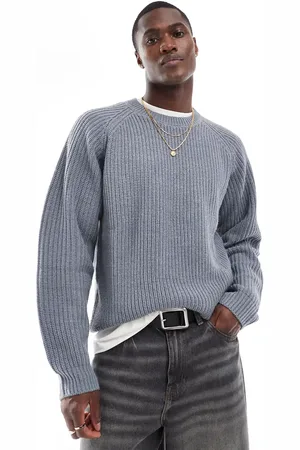 Carhartt Forth dove knitted jumper in