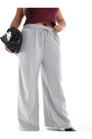 Yours Essential wide leg joggers in marl